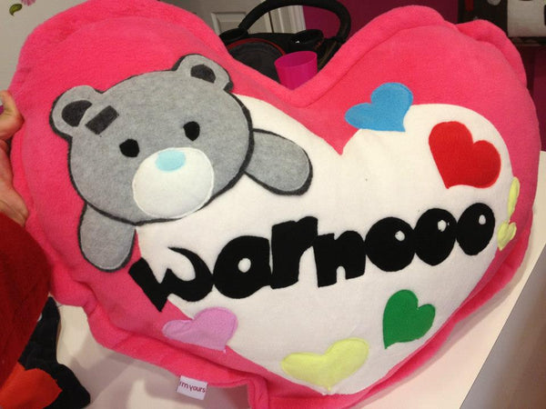 War Heart Shaped Pillow