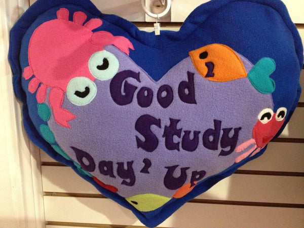 Texts Heart Shaped Pillow