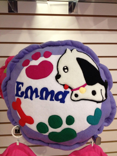 Puppy- Circle Pillow