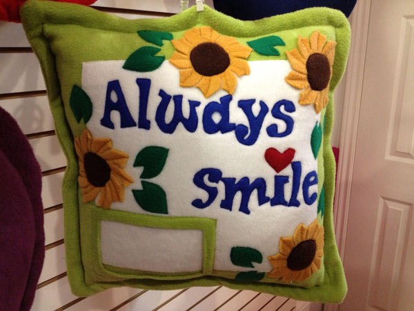 Smile Square Shaped Pillow