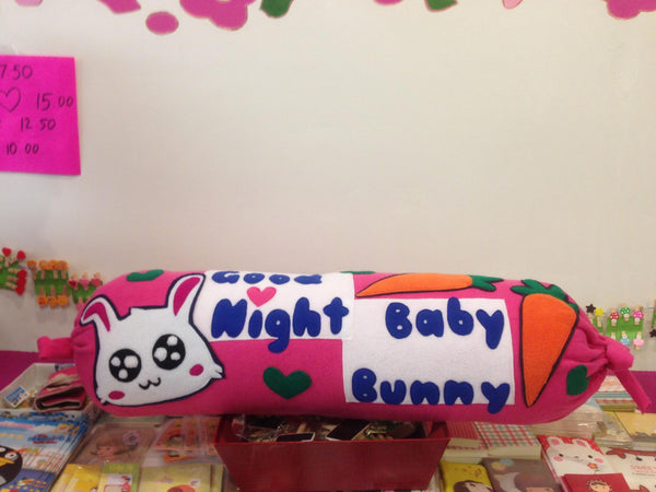 Good night Tube Shaped Pillow