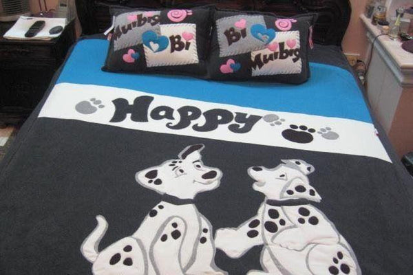 Happy dog Bed set